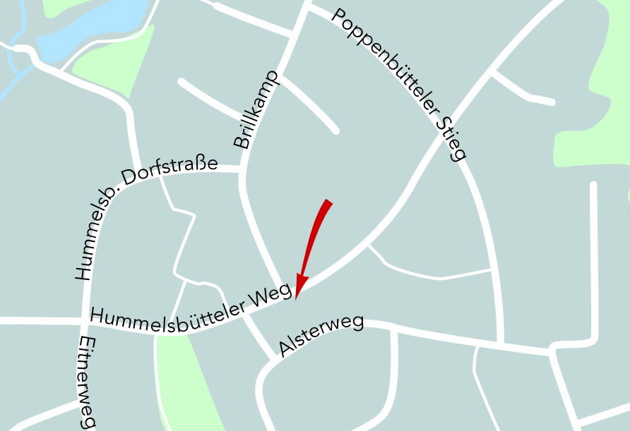 Stadtplan Hummeslbüttel